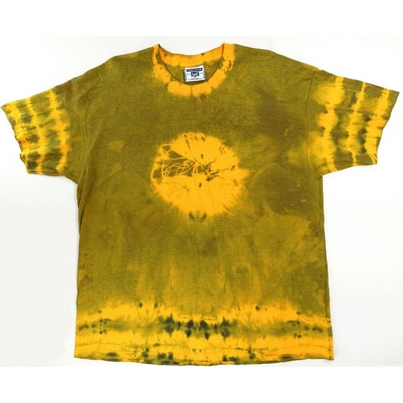 Lee Other - Lee Tie Dye T-Shirt Green Yellow Men's XL Vintage